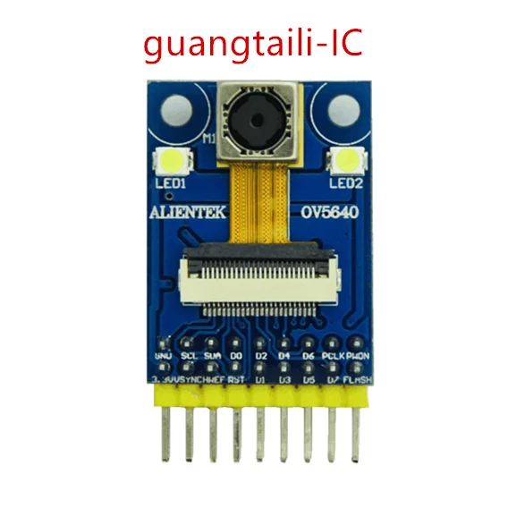 

1PCS OV5640 Camera module FPC cable and adapter board 500W pixels send STM32 data New original parts