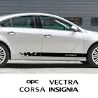 Наклейки на боковые двери автомобиля, Переводные картинки на линию для Opel Astra Insignia Corsa OPC Vectra Mokka, аксессуары для автостайлинга