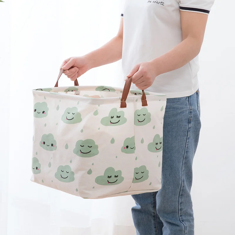 

cube folding Laundry Basket Clothing Storage Basket Storage Barrels for kids toy organizer bag gift box storage bins Container