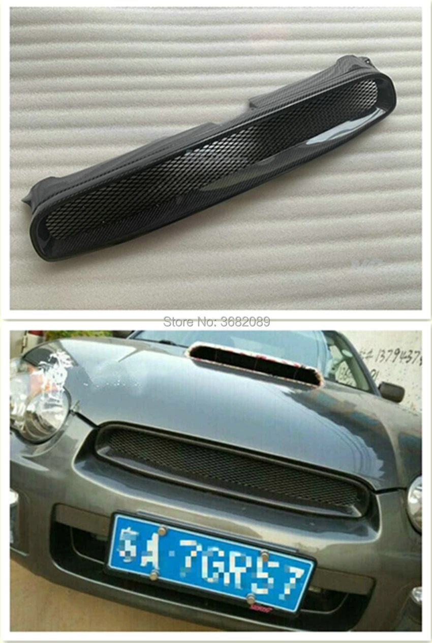 Настоящий карбоновый волокнистая решетка решетки спереди сетка бампер верхняя