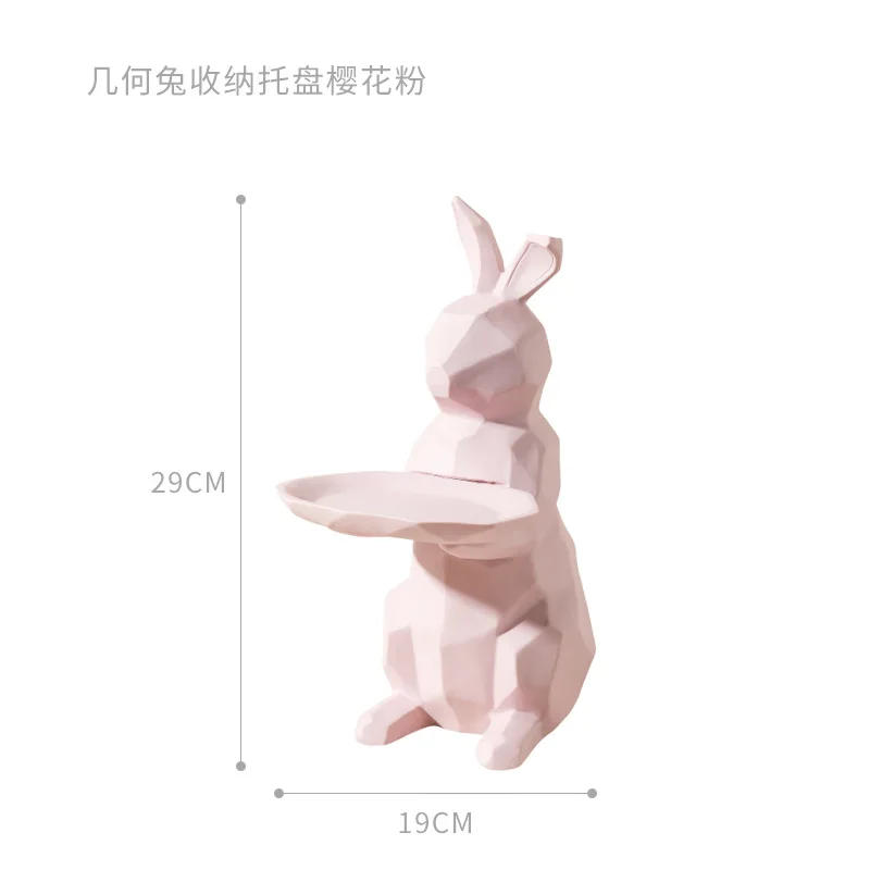 

Ceramic cute animal shape creative hallway ornaments gathering Nordic living room home decorations key storage