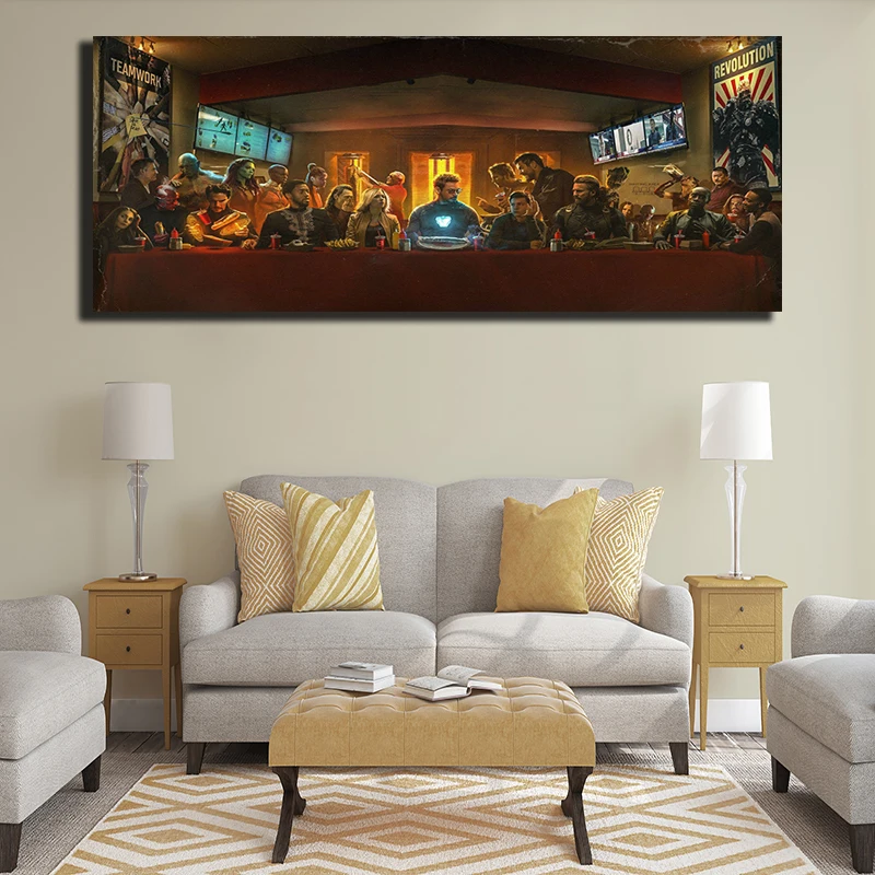 

The Last Supper Picture Home Decor Nordic Canvas Painting Wall Art Posters and Print Room Decoration