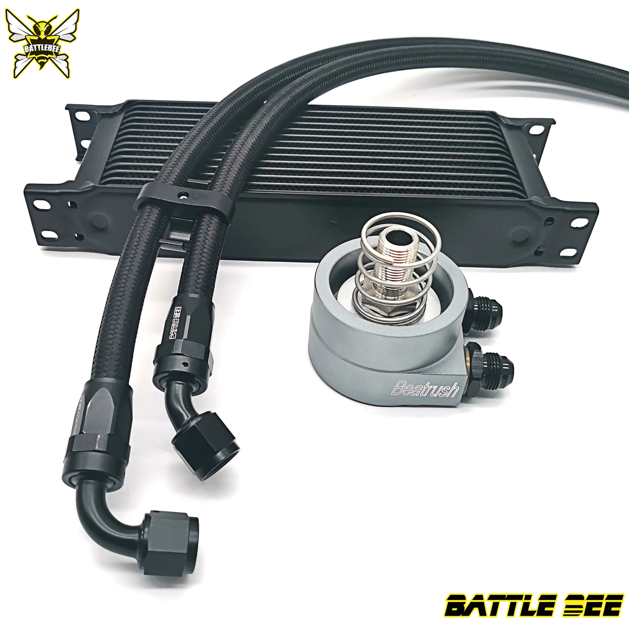 BATTLE BEE Oil Cooler Kit for VAG Volkswagen Audi Golf MK5 MK6 1.4T EA111 ENGINE gas pumps