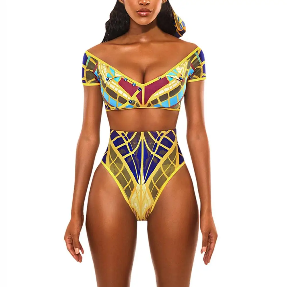 Новые купальники для женщин этнические бикини на заказ пуш-ап 2020 комплект