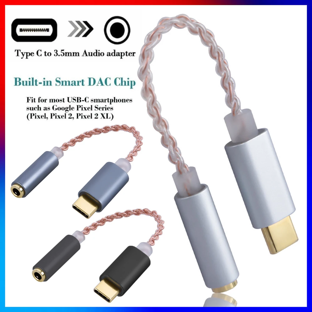 1 шт. усилитель для наушников с разъемом USB Type C на 3 5 мм|Кабели VGA| |