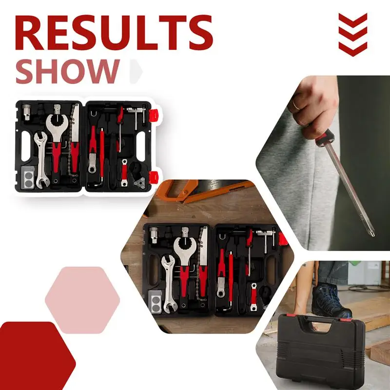 

1 Set Practical Portable Multifunction Tool Bike Repair Tool Socket Wrench Tire Patch