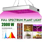 2000 Вт 75 светодиодов полный спектр роста растений лампы 2 Режим регулируемое овощей  цветок растет светильник Панель 85-265V