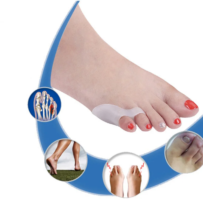 

6Pcs=3Pairs Little Toe Separator Protector Bunion Corrector Adjuster Hallux Valgus Feet Care Foot Care Pedicure Tools