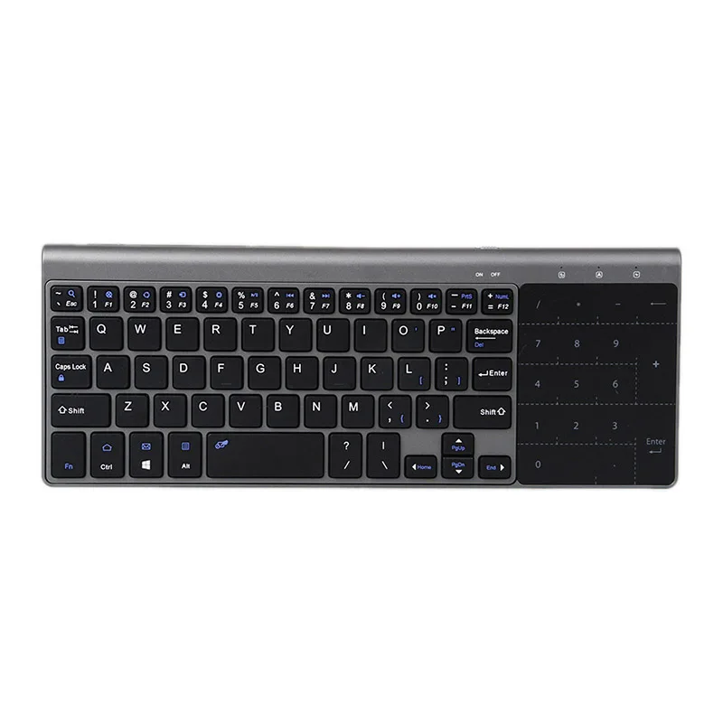 

Hot Sale High Quality 2.4G RF Wireless Keyboard 3 In 1 New Keyboard With Touchpad Mouse For PC Notebook Smart TV Box