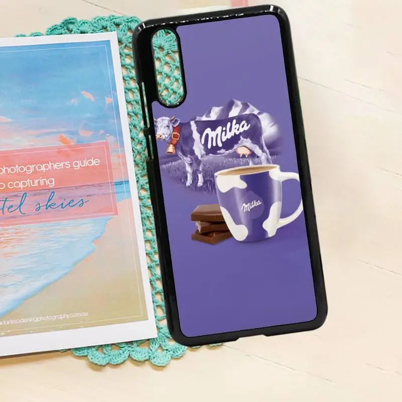 

Chocolate Milka fashion design high quality Phone Case funda PC for iPhone 11 12 pro XS MAX 8 7 6 6S Plus X 5S SE 2020 XR