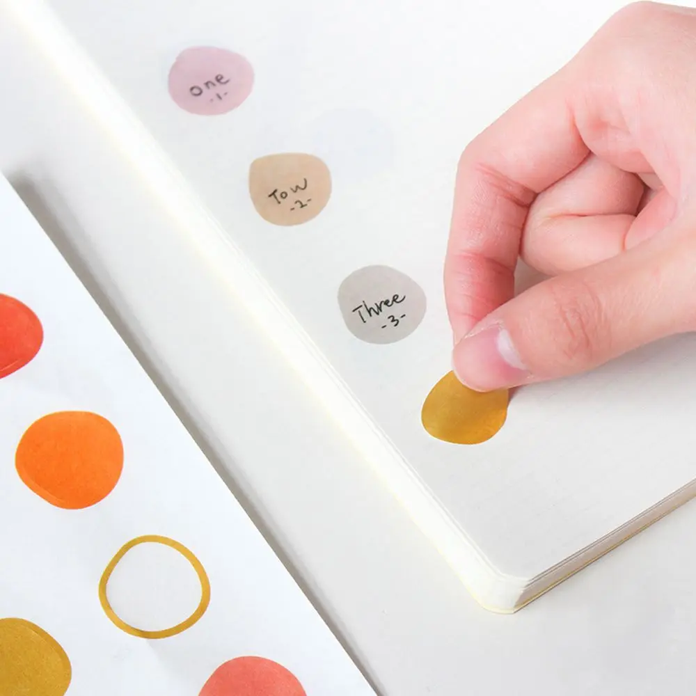 Journal StickersSealing этикетки креативные круглые наклейки Kawaii Канцтовары DIY Скрапбукинг