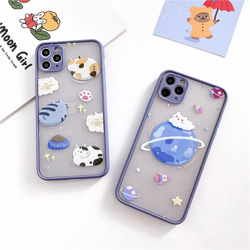 GYKZ Камера Лен полная защита чехол для телефона iPhone 7 11 Pro XS MAX X SE 2020 XR 8 Plus мультяшный