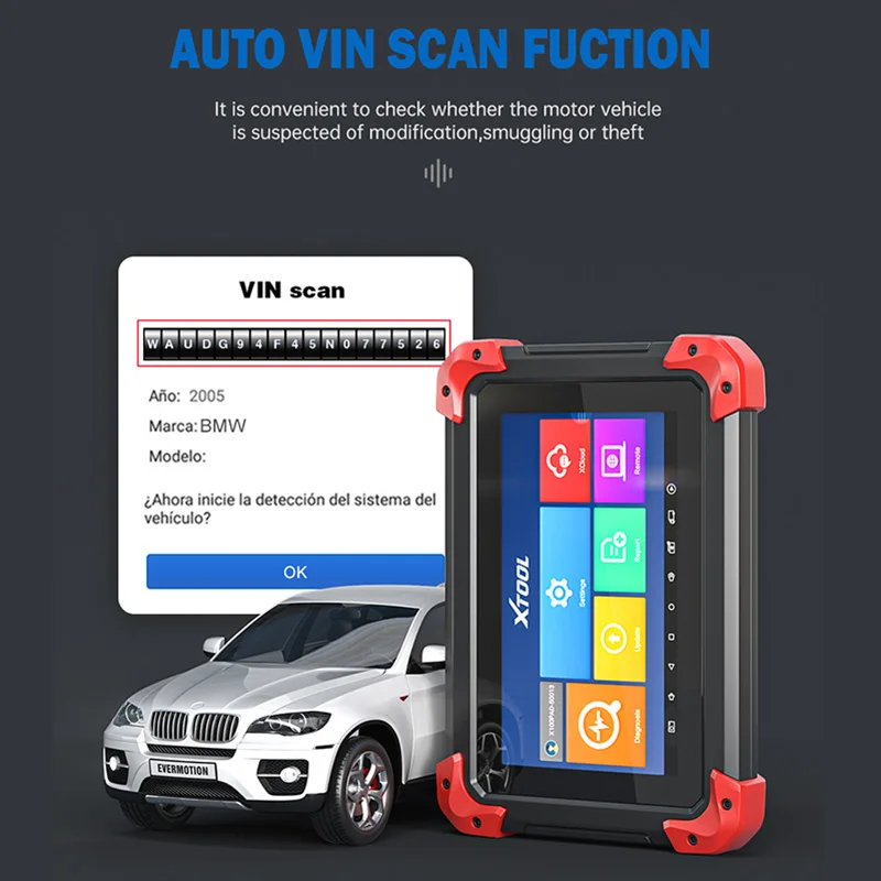 Автомобильный диагностический инструмент XTOOL X100 PAD PLUS программатор ключей OBDII с 12