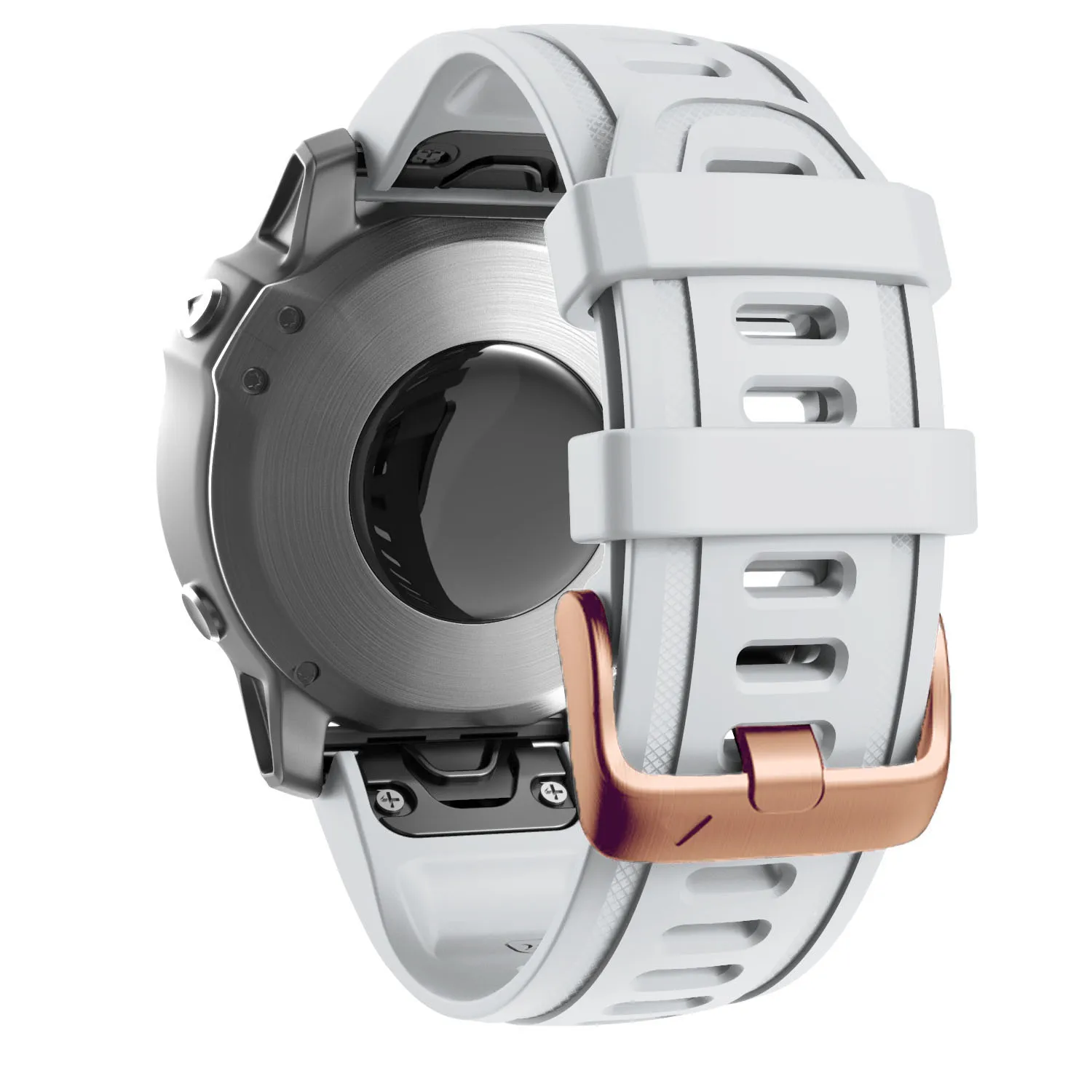 Ремешок 20 мм для смарт-часов Garmin Fenix 5S/5S Plus/6S/6S Pro/Fenix 7S быстросъемный силиконовый
