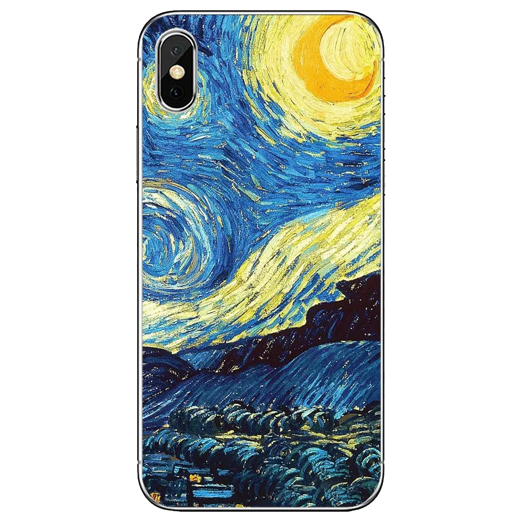 Чехол для телефона LG G5 G6 G7 Q6 Q7 Q8 Q9 V10 V20 V30 X Power 2 3 Spirit G2 G3 G4 Mini звездная ночь трава поле