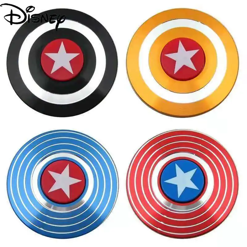 

Disney Marvel Captain America Spider-Man Iron Man Fingertip Spinner Decompression Portable Toy Finger Spinner