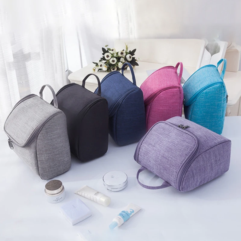 Новинка женская косметичка двойная молния косметички портативные