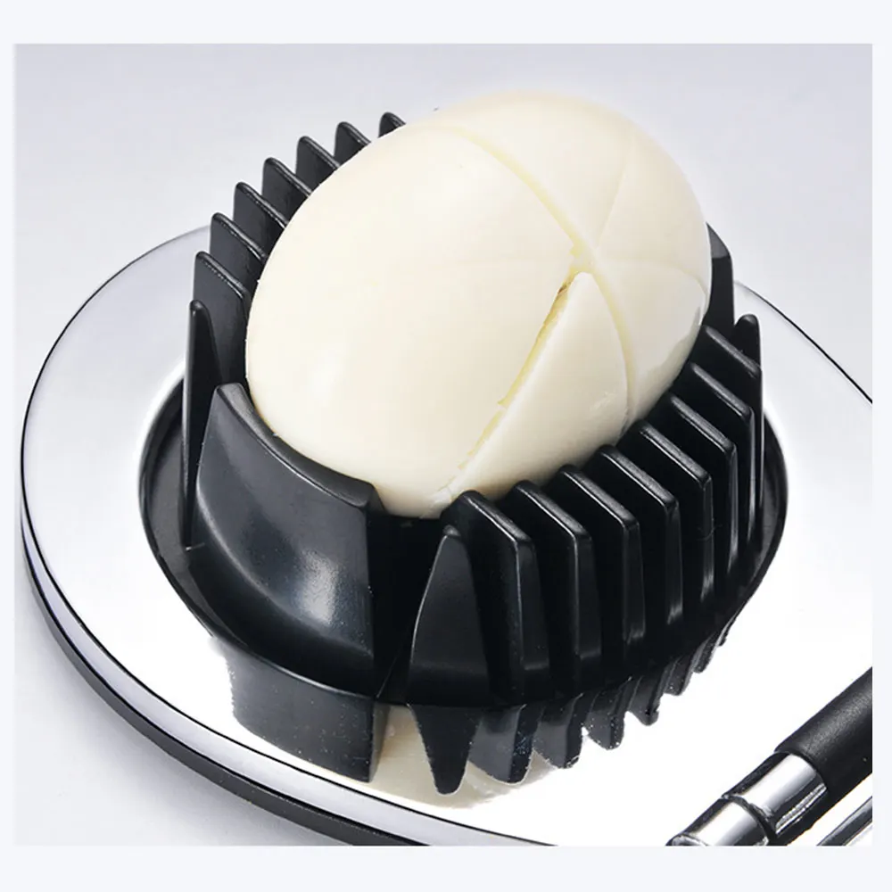 

Multifunctional Food Grade Stainless Steel Egg Slicer Eggs Cutting Egg Wedges Fruits Slicing Strawberry Cheese Kitchen Tool