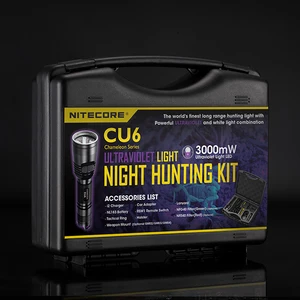 10% скидка Лидер продаж NITECORE UV + светильник свет CREE XP-G2 LED CU6 Охотничий комплект снаряжение правоохранительные военные фонари набор фонарей