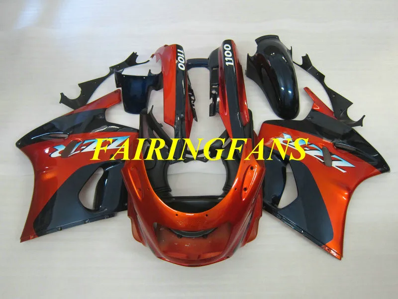 Мотоцикл обтекатель комплект для KAWASAKI Ninja ZZR1100 93 99 01 03 ZZR 1000 ZX11 ZX11D 1993 2001 2003