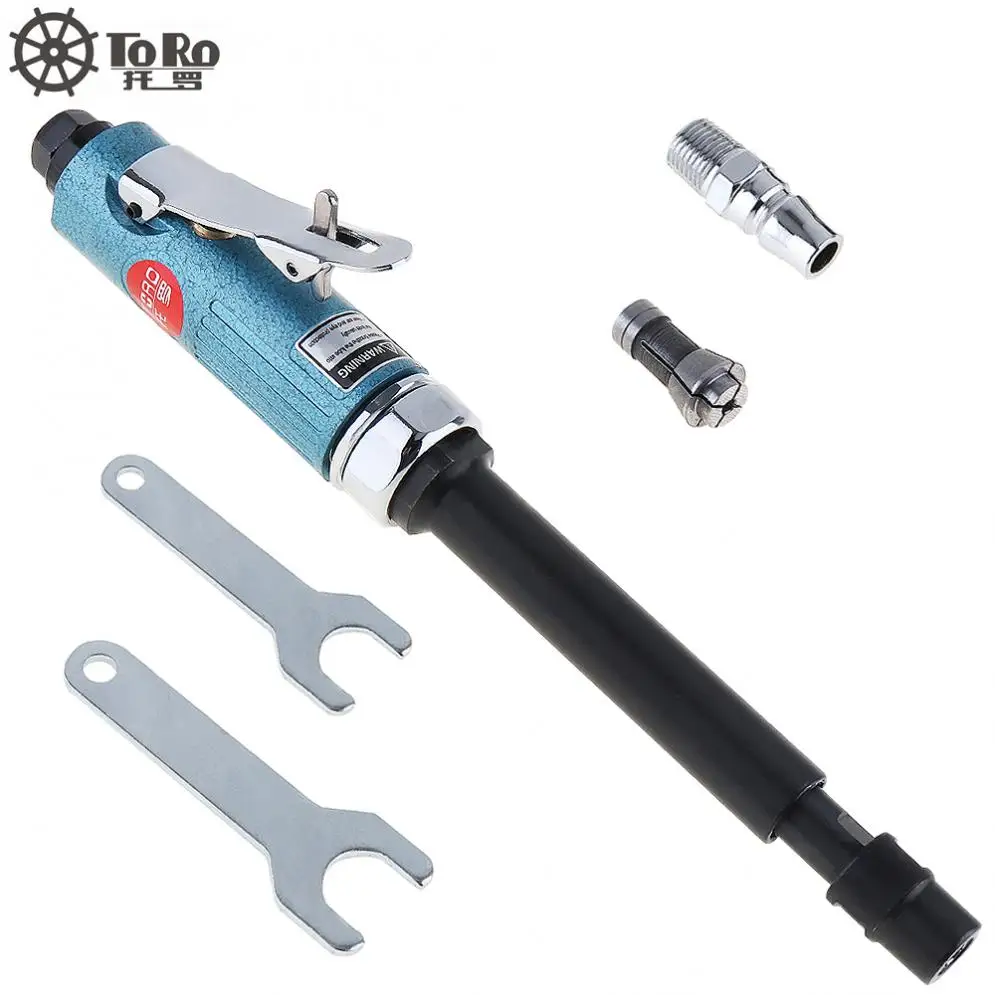 

TR-4152 1/4" 25000RPM Pneumatic Tools Extended Shaft Straight Shank Grinding Machine Air Die Grinder for Engraving Tire Repair