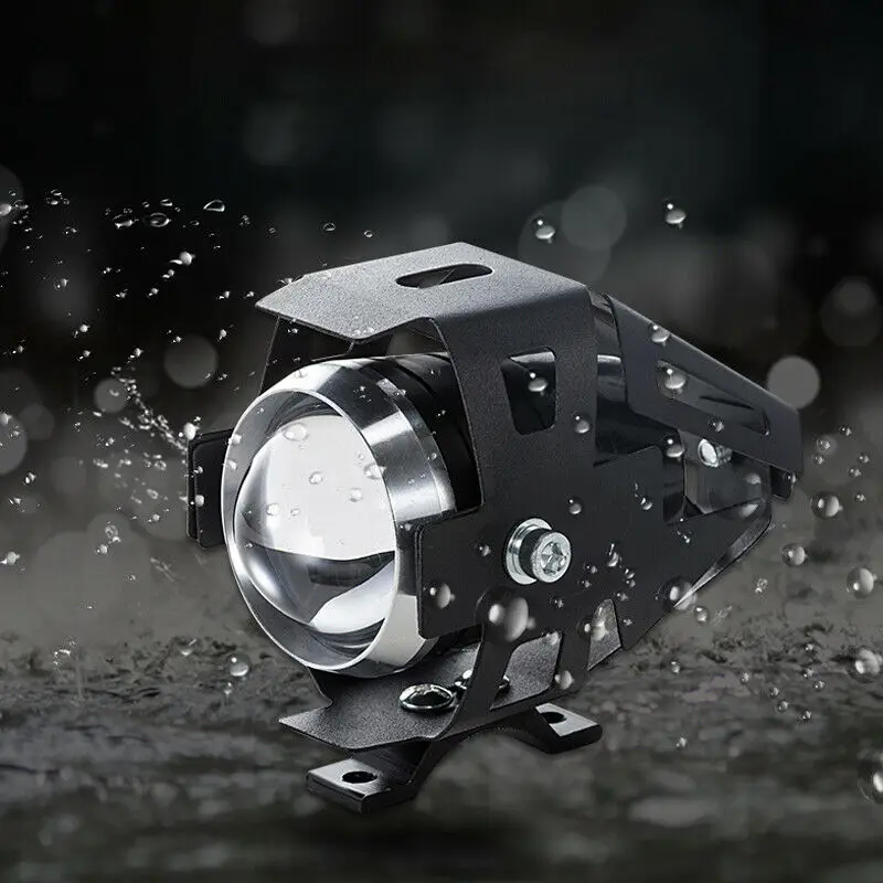 2 шт. мотоциклетные фары вспомогательная лампа U5 светодиодные аксессуары 12 в Мото