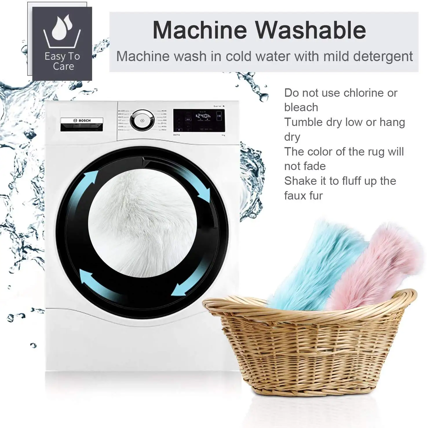 Мягкие Круглые Искусственные овчины премиум класса чехол на сиденье плюшевые