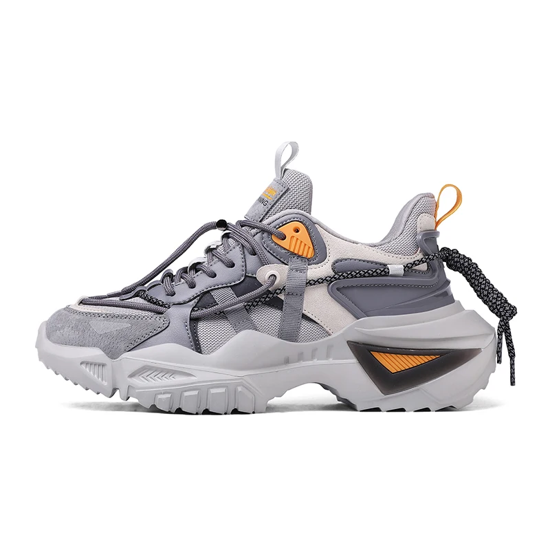 

Spring Autumn Height Increasing Comfortable Men Chunky Sneakers 2021 Fashion Breathable Light Adult Male Casual Shoes hombre