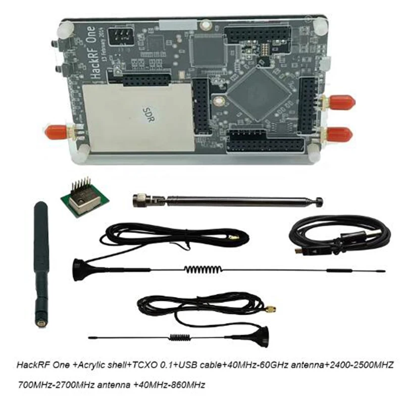 1 МГц до 6 ГГц HackRF одно программное обеспечение определенная радио платформа макетная плата RTL SDR демонстрационная плата донгл приемник Ham Радио withcase