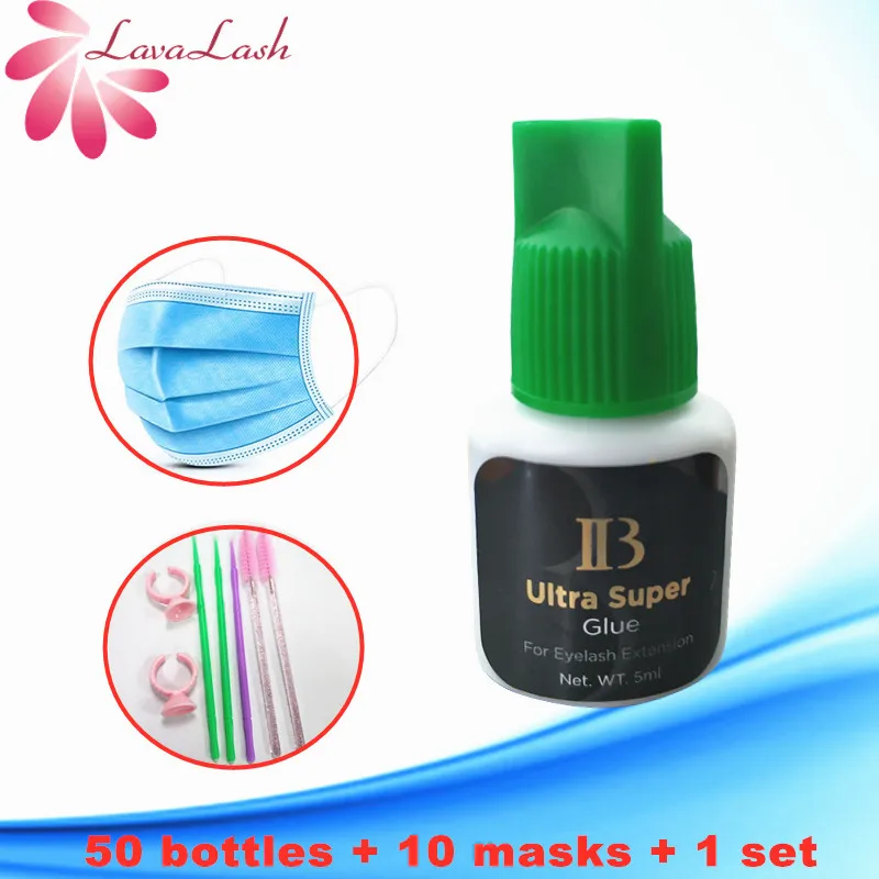 50 бутылок клей для накладных ресниц Корея ультра супер IB наращивания макияж