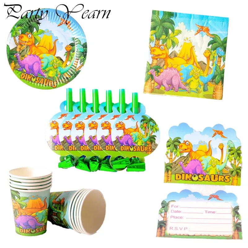 1 шт. динозавр тема одноразовые скатерти динозавра пластиковое покрытие стола