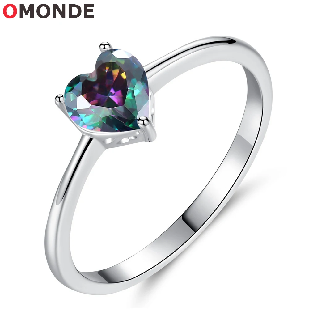 

Women Love Heart Rings Crystal Cubic Zirconia Stone Silver Color for Female Luxury Eternity Wedding Engagement Fashion Jewelry