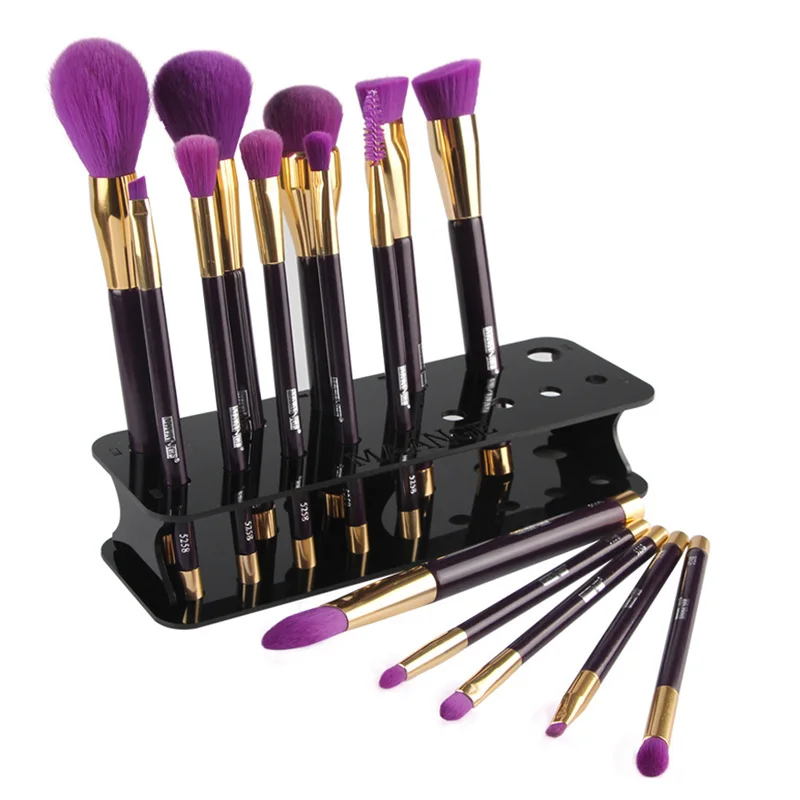 Недавно 15 отверстий акриловый держатель кистей для макияжа дисплей полка