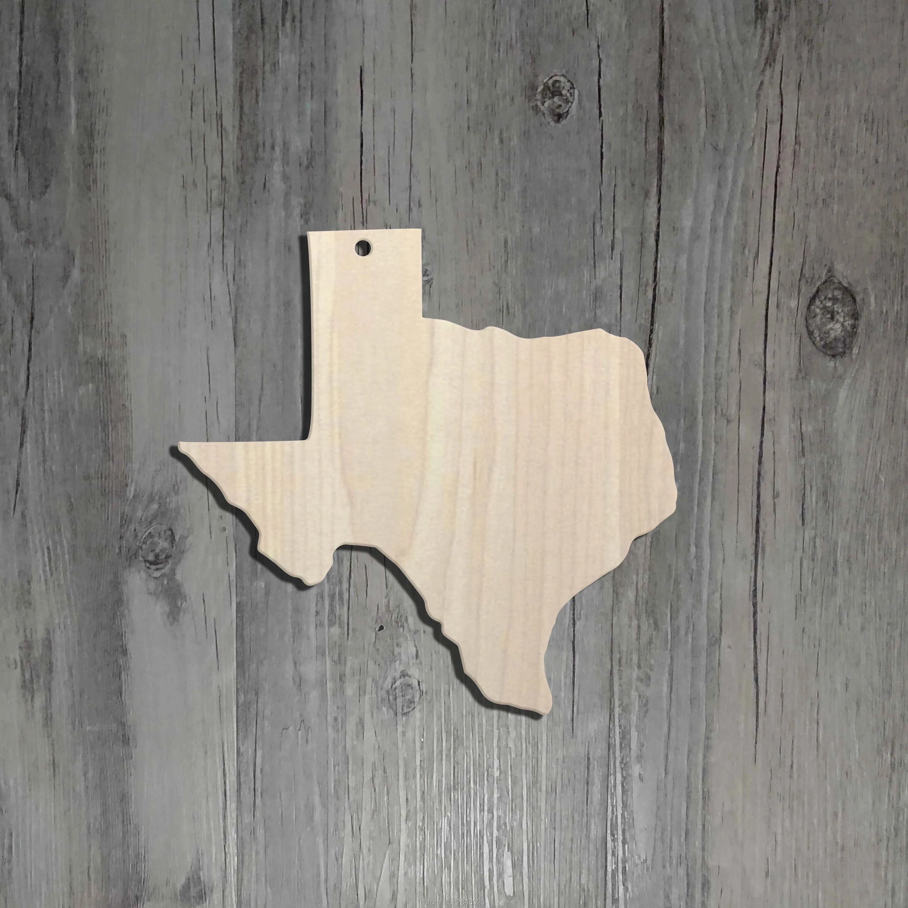 Wooden Texas State Map Cut Supplies,DIY Craft Hanging Tag, Wedding Favors,Bridal Shower Favor Tags ,USA State Tags