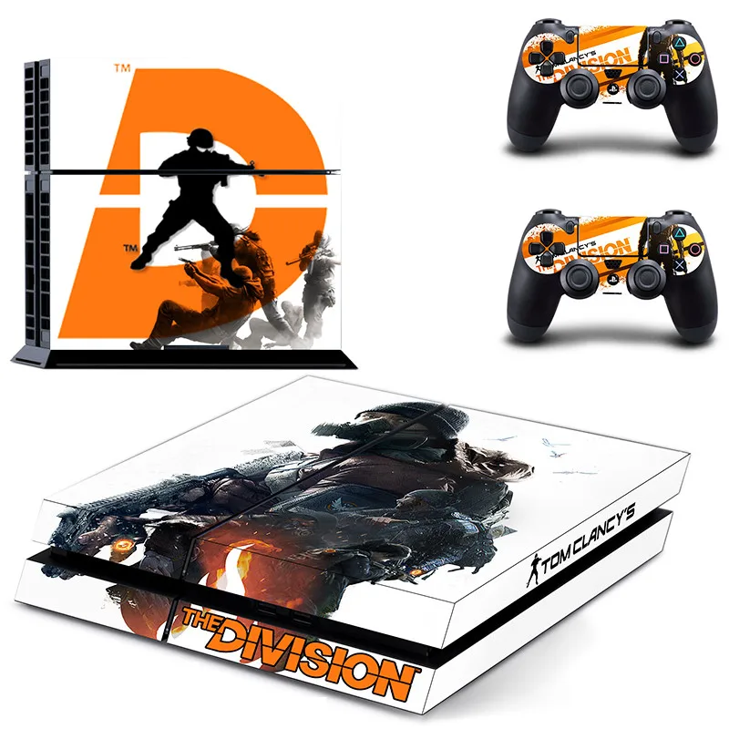 Наклейка The Division 2 PS4 s Play station 4 наклейки для консоли PlayStation и контроллера Скины