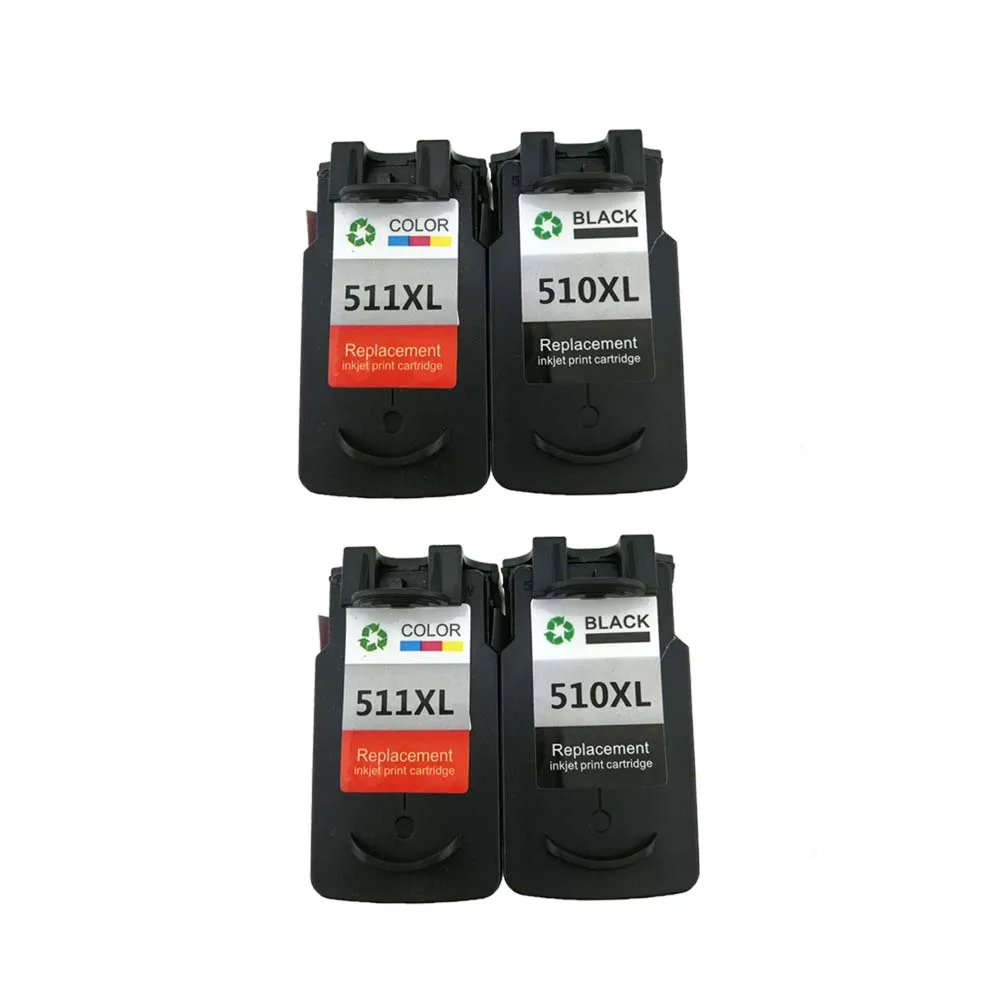 YLC PG510XL CL511XL совместимый canon PG510 CL511 чернильный картридж для принтера canon PIXMA IP2700 MP230 MP240 MP250 MP260 MP270 MP280 принтер - Цвет: 2BK 2C