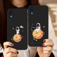 luxurious interesting phone case for zte blade a3 a5 a7 a7s 2020 a31 a51 a71 10 20 smart astronaut planet silicone soft case