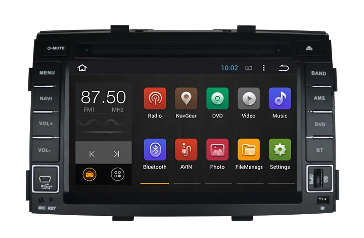 RK3188 4 ядра 1024*600 Android 5.1.1 автомобильный DVD gps для Kia Sorento 2009 2010 2011 2012 автомобильная