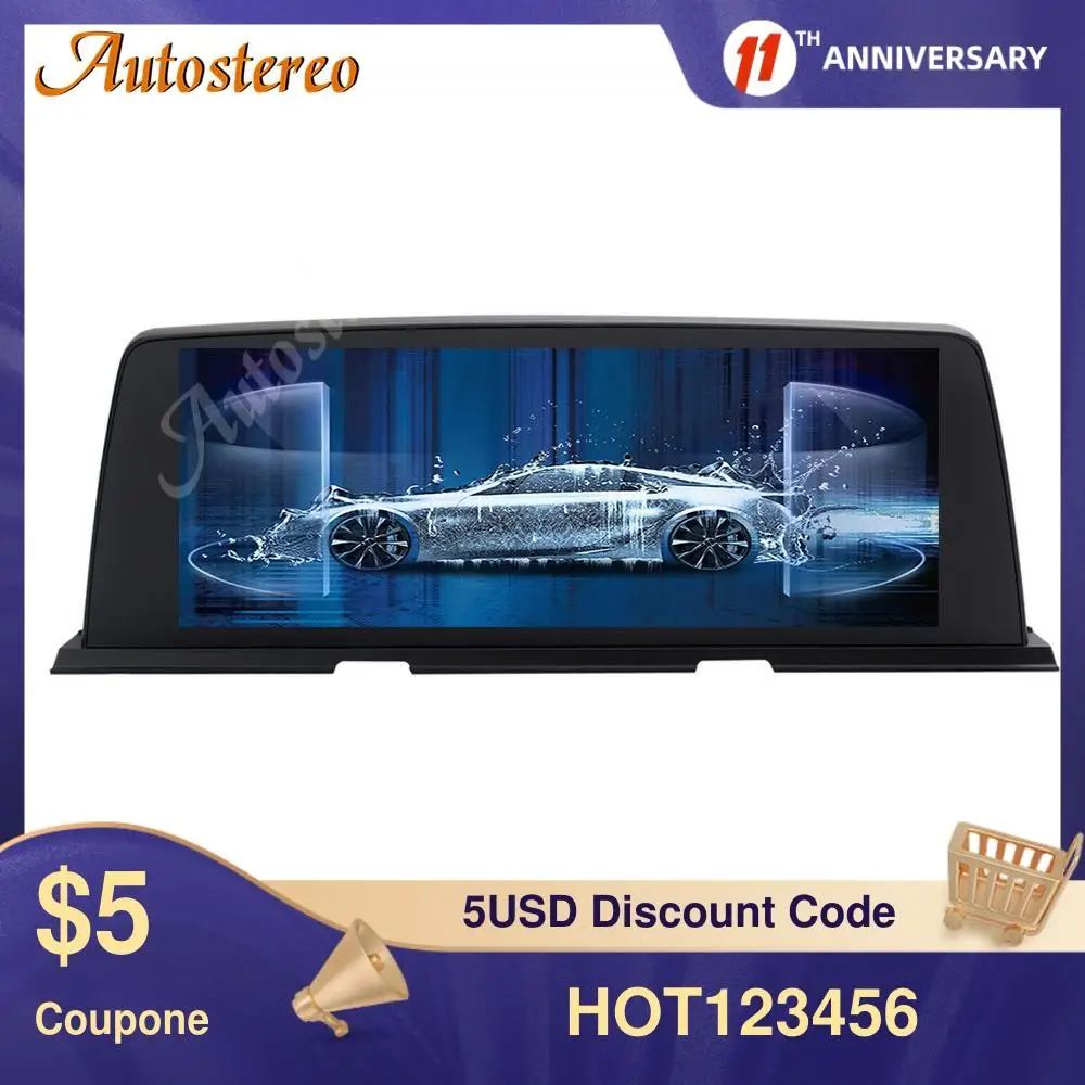 Android 9 4 + 64G Дисплей для BMW 6 GT 2009-2016 Автомобильный GPS-навигатор головное устройство