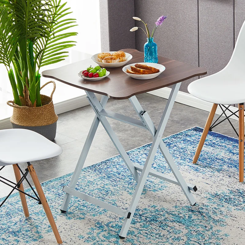 

Folding Table Dining Table Home Two People Four People Simple Outdoor Portable Stall Small Square Dining Table
