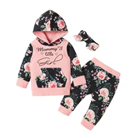 2021 07 06 lioraitiin 0 3years toddler baby girl 2pcs autumn clothing set long sleeve pink hooded top long pants