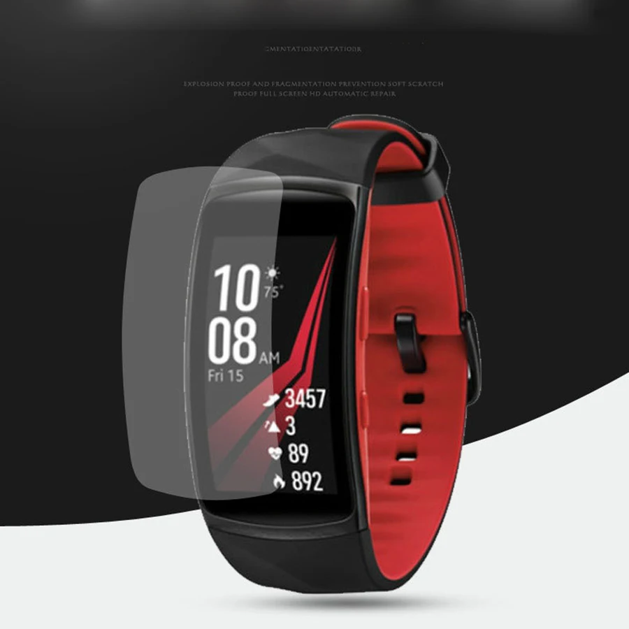 3D защитная пленка из мягкого ТПУ для Samsung Gear Fit 2 Pro Neo R750 R381 R380 R360 R350 HD полное