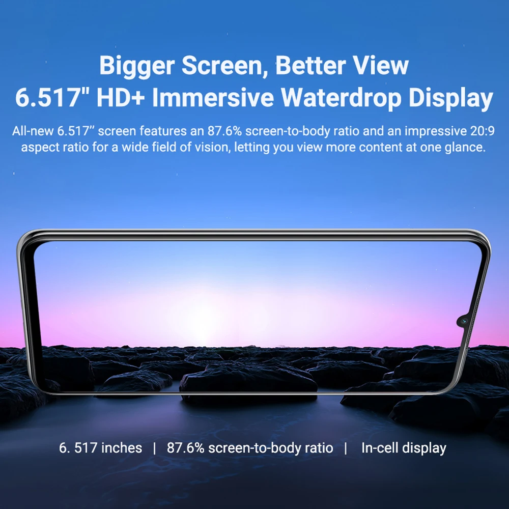 Смартфон Blackview A70 3 ГБ + 32 Восьмиядерный на базе Android 11 задняя камера 13 МП экран 6 517