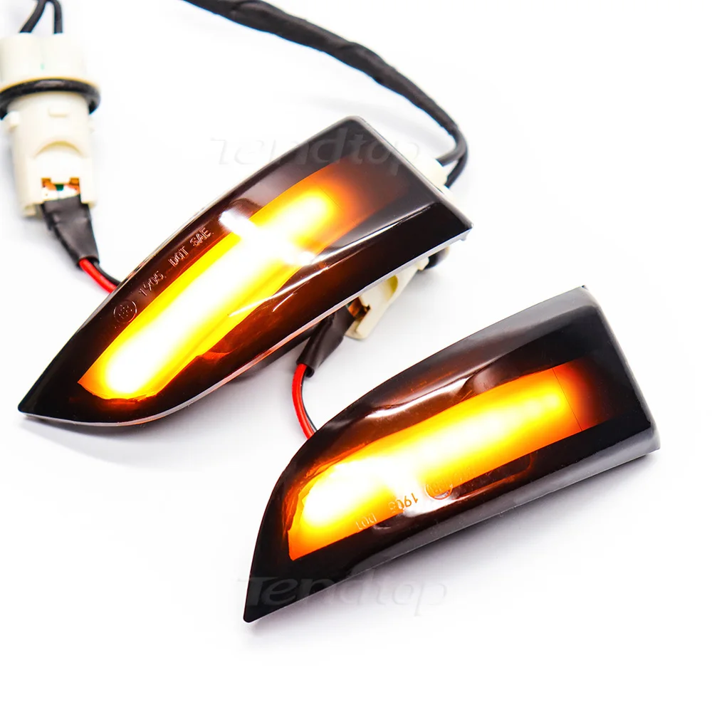 

2pcs For Renault Megane MK3 Scenic Fluence Latitude Safrane Car LED Dynamic Turn Signal Light Side Mirror Indicator Blinker Lamp