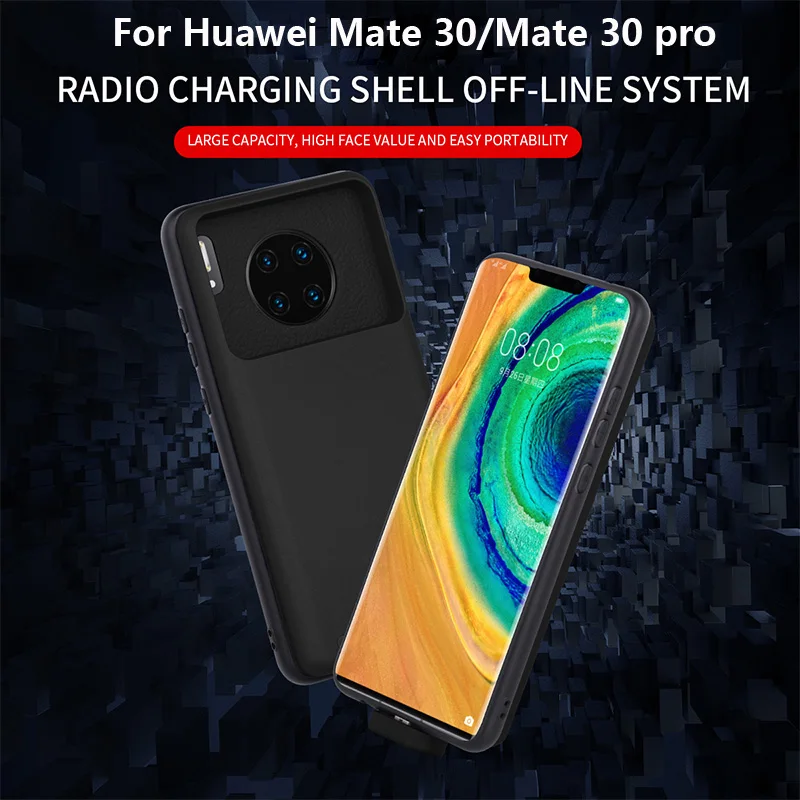 5000mAh Magnetic Battery Charger Case For Huawei Mate 30 Pro Power Bank Charging Mate30 | Мобильные телефоны и аксессуары
