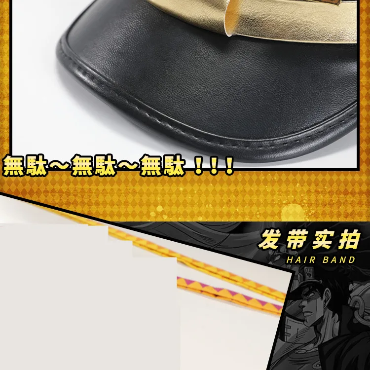Аниме Jojo невероятное приключение Леоне abbacchio шляпы для косплея из хлопка для детей, для взрослых, металлическая значок шапка Кепки вечерние Хэллоуин Рождественские подарки игрушка