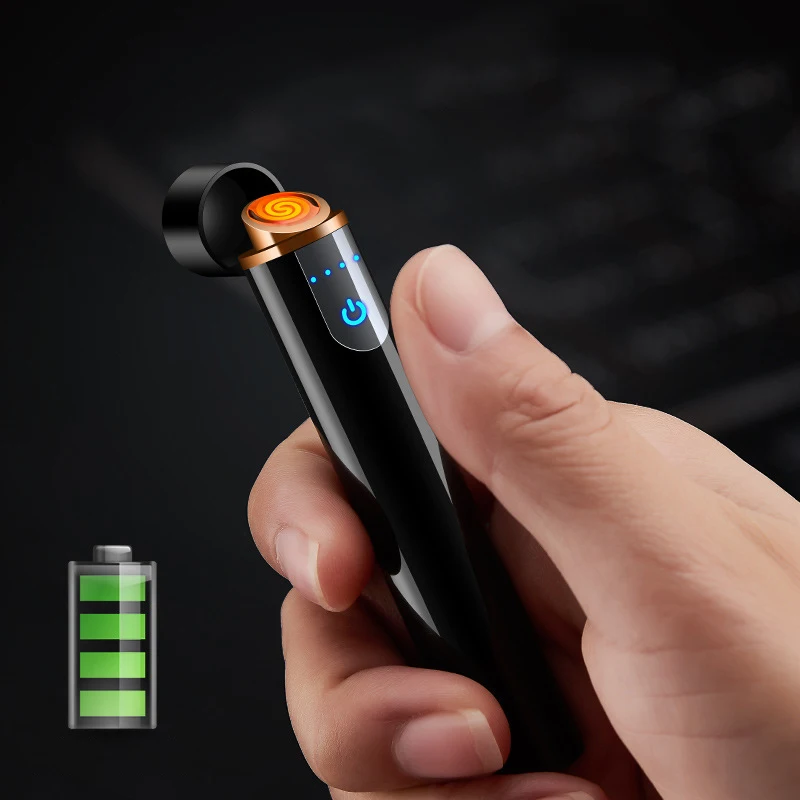 Креативная электрическая зажигалка с подключением к usb тонкий нагревательный