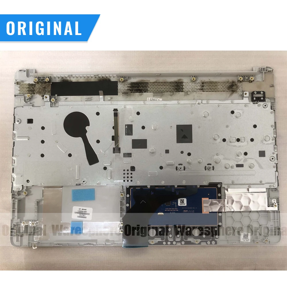 Новый оригинальный чехол для HP 15-DW 15S-DU 15S-DY TPN-C139 с подсветкой/клавиатурой без