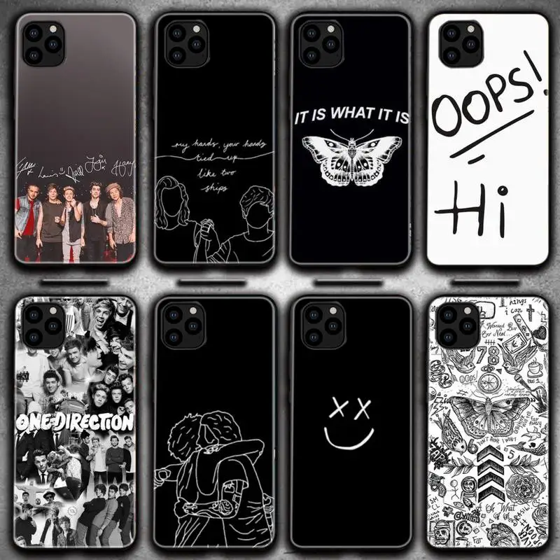 

Phone Cases For Iphone 6 6s 7 8 Plus XR X XS XSmax 11 12 Pro Mini Max Larry Stylinson Tattoos One Direction Soft Cover