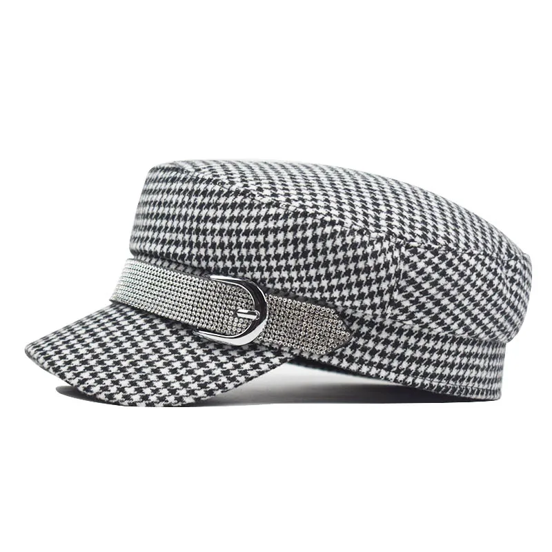NEW Autumn octagonal Denim Berets for women flat military baseball cap ladies solid caps casual berets hat gorra | Аксессуары для